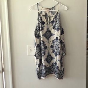 Cold shoulder dress